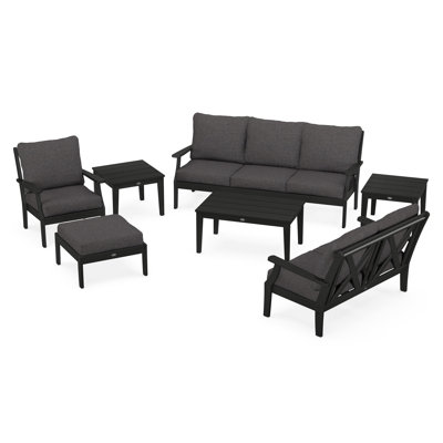 Ensemble de conversation à assise profonde 7 pièces Braxton