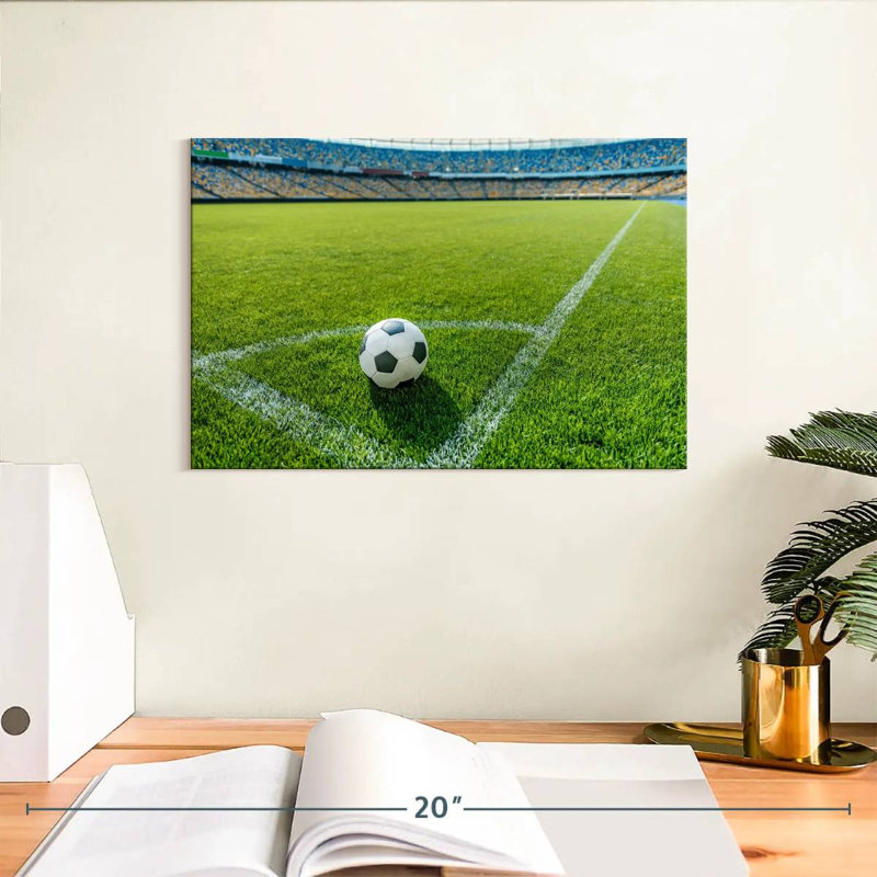 Soccer corner kick Sireci, H 8 po x l 12 po