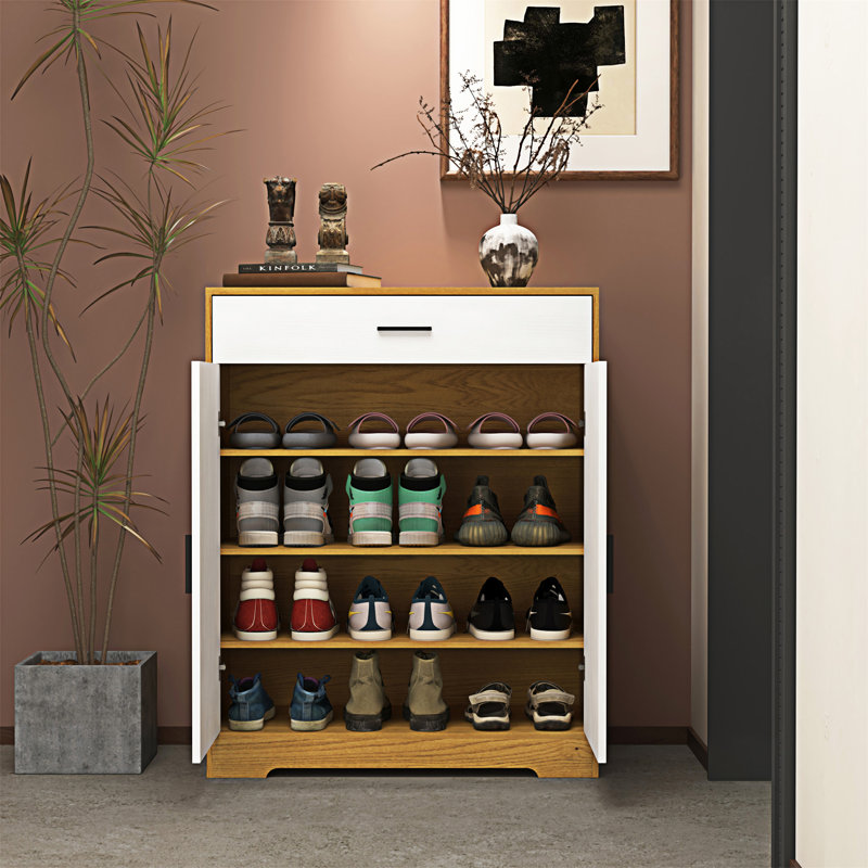 Shoe Cabinet, Natural