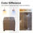Square Faux Leather Storage Ottoman with Reversible Tray-217906096