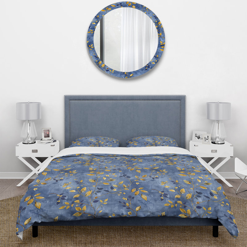 Ensemble de housse de couette Farmhouse, Housse de couette pour grand lit + 2 taies décora