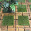 Carreaux de terrasse en gazon artificiel et en bois d'acacia (paquet de 30, 12 po x 12 po) - Planchers hybrides intérieur / extérieur pour patio, balcon et pelouse - Installation facile par encliquetage, sans outils, toutes saisons et animaux de compagnie