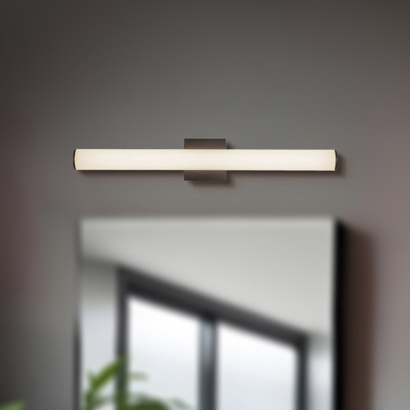 Rico 30-in Black dimmable LED Wall Sconce, Matte Black