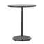 Table de bar d'extérieur ronde en aluminium 35 po