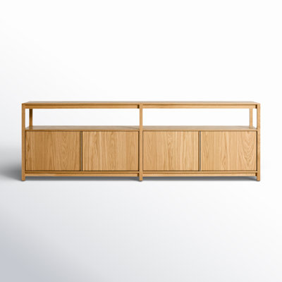 Open Plan Oak Bookcase