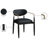 Eligah Vegan Leather Upholstered Dining Arm Chair-6766386-6766399