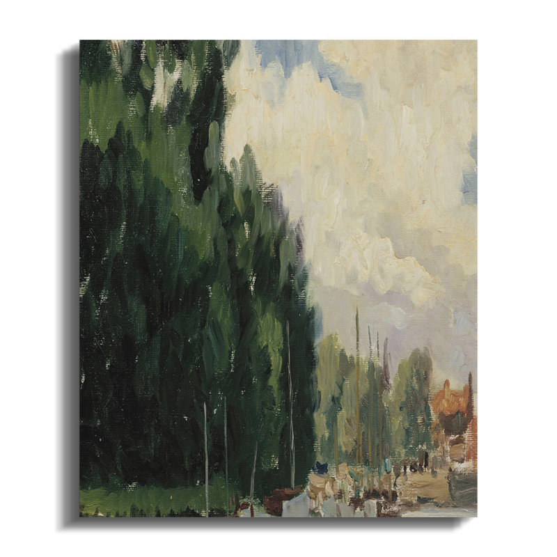 Culbreath 1 Piece Wrapped Canvas Wall Art Set, 24x30