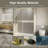Cascada 56-60" W x 76" H Frameless Shower Door with Round Bar Stabilizer, 1/4" 6mm Tempered Glass, Brushed Gold-121861808
