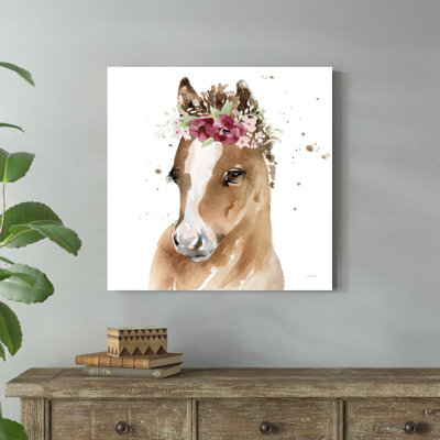 «Floral Pony» par Katrina Pete - impression