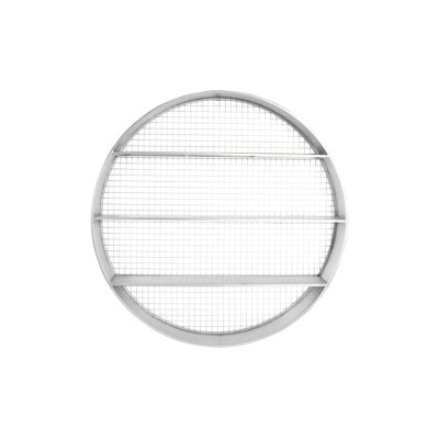 Metal Wall Shelf with 3 Shelves & Wire Back