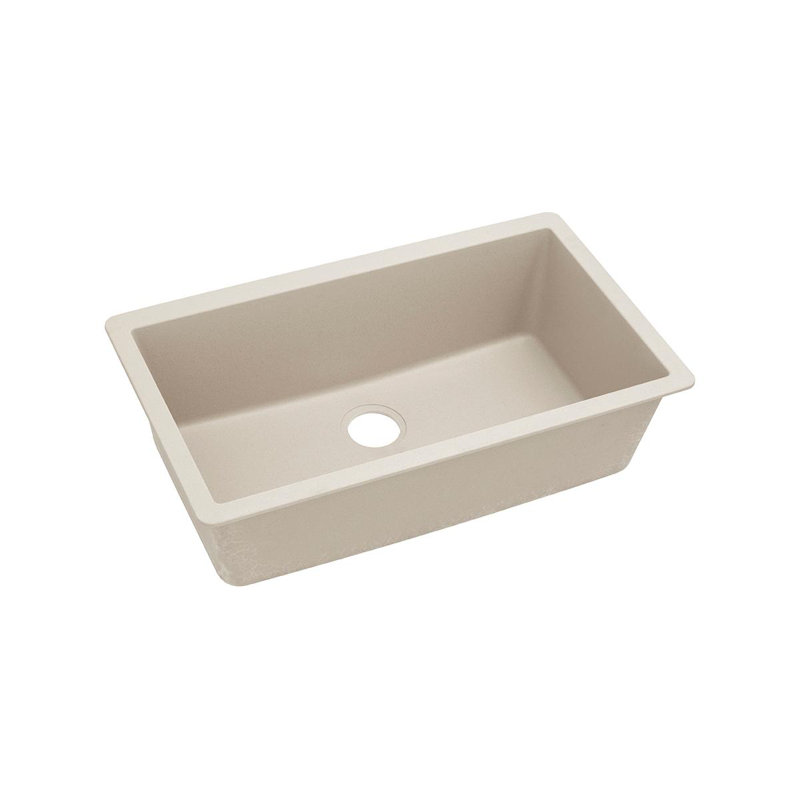 Quartz Classic 33" x 18-7/16" x 9-7/16" Undermount Kitchen Sink, Bisque