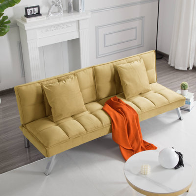 Futon canapé-lit 67,7 po Olive