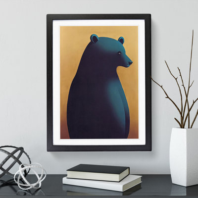 Peaceful Bear - Single Picture Frame Print