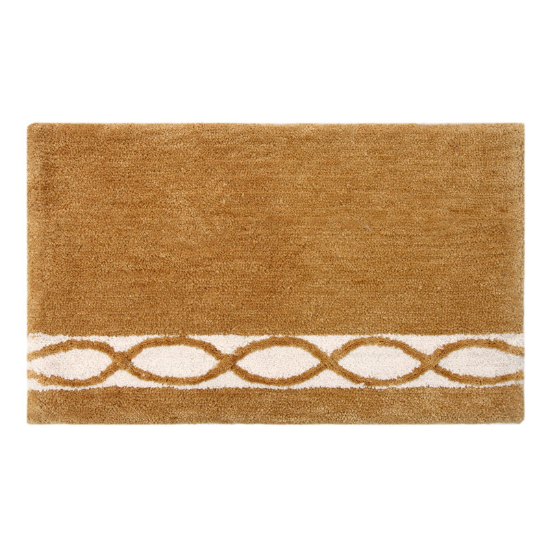 Tapis pour salle de bain Yamaguchi, Beige Ivoire
