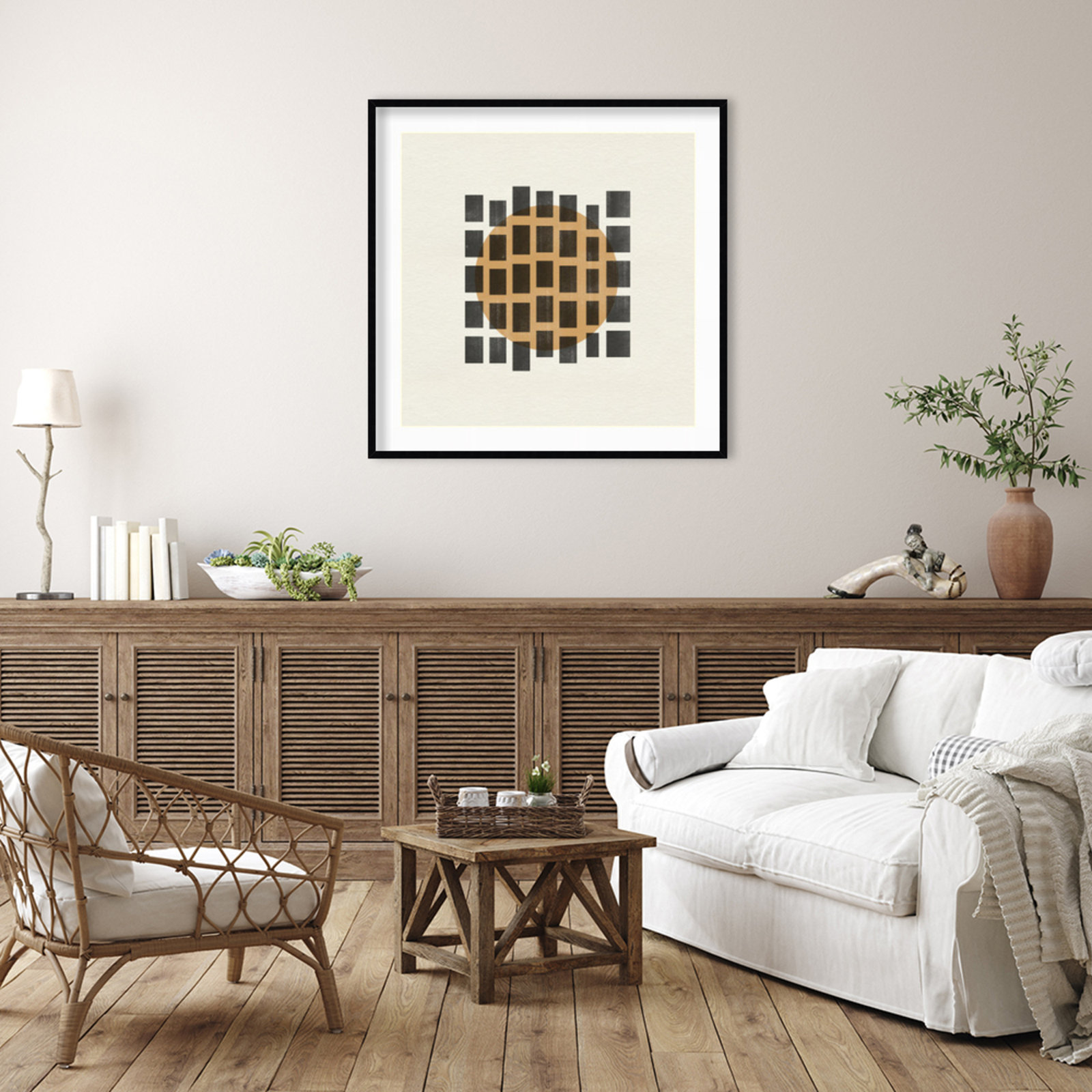 Giese "Paper Object No. 8" Print, 41" H x 41" W, Black