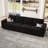 Velvet Sectional Sofa Bed Sleeper-1820958724
