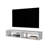 White 2-Shelf Central Floating Media Rack  On-Site-462971600