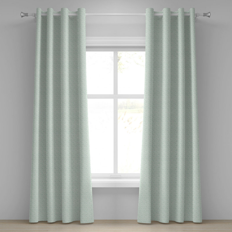 Sateen Blackout Curtains / Drapes Pair, 50" W x 72" L
