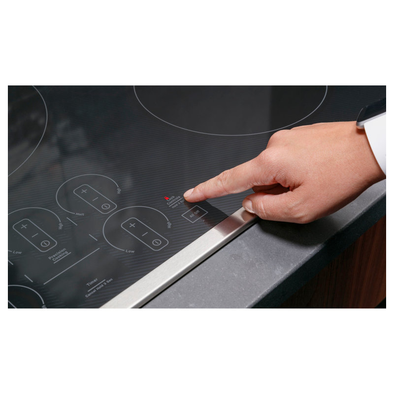Black 30" Induction Cooktop with Touch Control and 4 Burners