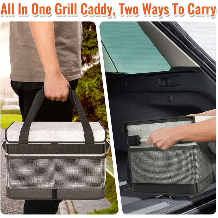 FANGSUN Grill Caddy, BBQ Caddy with Paper Towel Holder, Picnic Griddle —  Grill Parts America