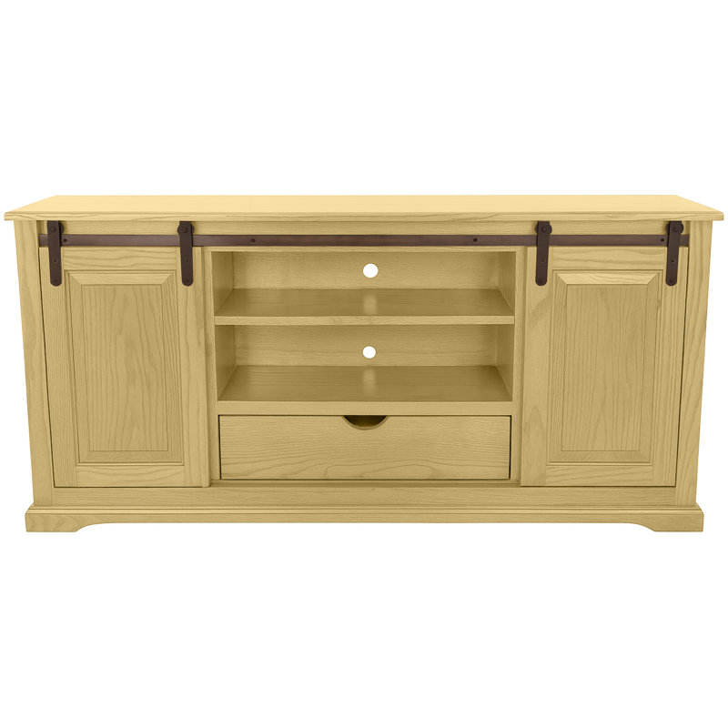 Meuble télé 70 po, Jaune coupole, H 32 po x L 18 po x l 70 po
