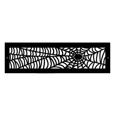 Évent de retour d'air 6 po x 14 po Spooky Gothic (8 po x 16 po au total) thermolaqué