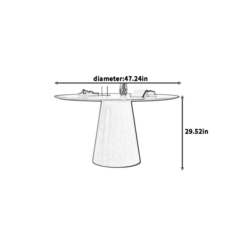 Grateron, H 29,52 po x L 47,24 po x l 47,24 po
