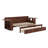 Queen Size Daybed With Removable Desk, Storage Drawers And Hydraulic Side Table-110935679-110935678