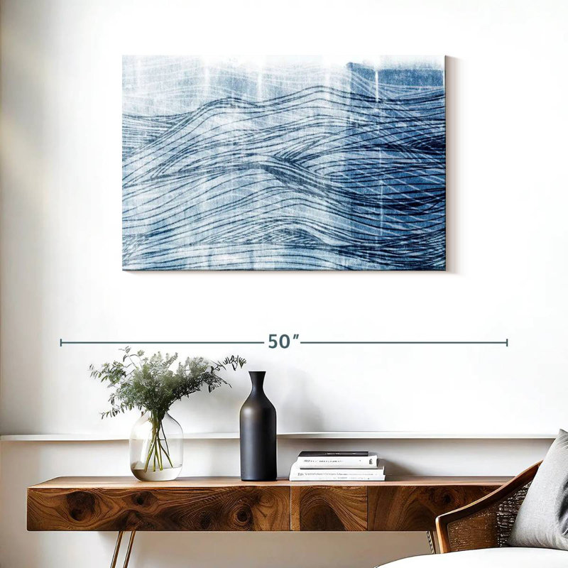 Indigo Waves I