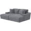 Chaise longue double 2 pièces Gerstner avec ports de charge USB Gerstner-1737010543