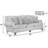  Bertil 96'' Chenille Traditional Sofa