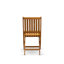 Ensemble repas 5 pièces pour patio comprenant une table rectangulaire d'extérieur en bois d'acacia et 4 chaises d'appoint pliantes, 40 x 72 pouces, huile naturelle-949177679
