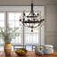 Lustre empire 9 lumières de style bougie Aadvik
