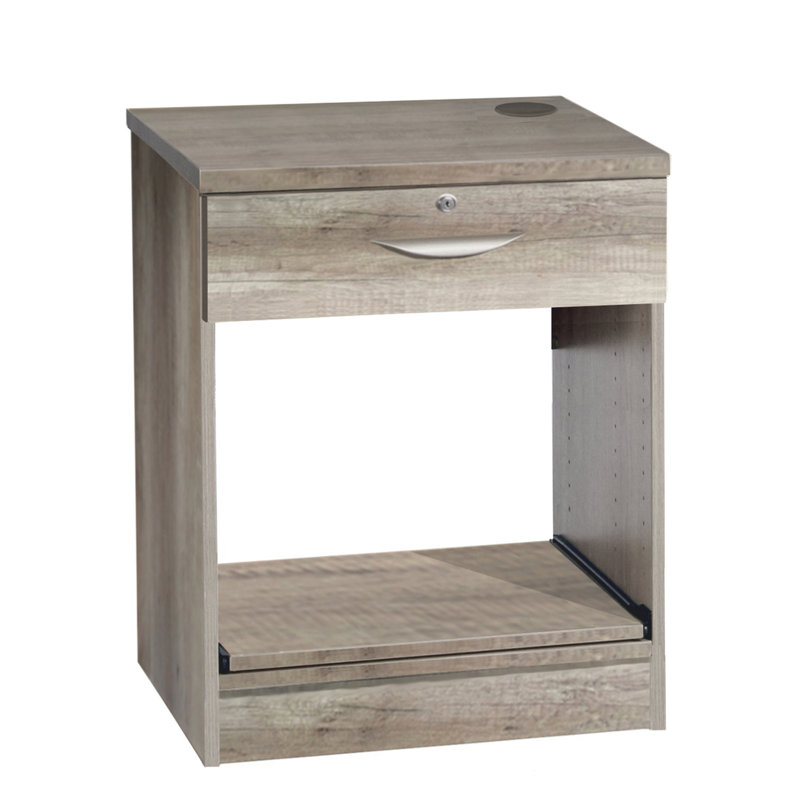 72.8cm H x 60cm W Printer Stand, Grey Nebraska