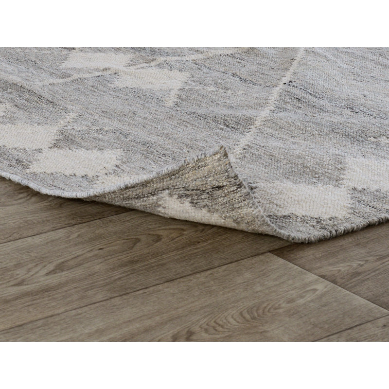 Lexington 9X12 Indoor Outdoor Handwoven Gray Area Rug By Classic Home, Rectangle 5' x 8'