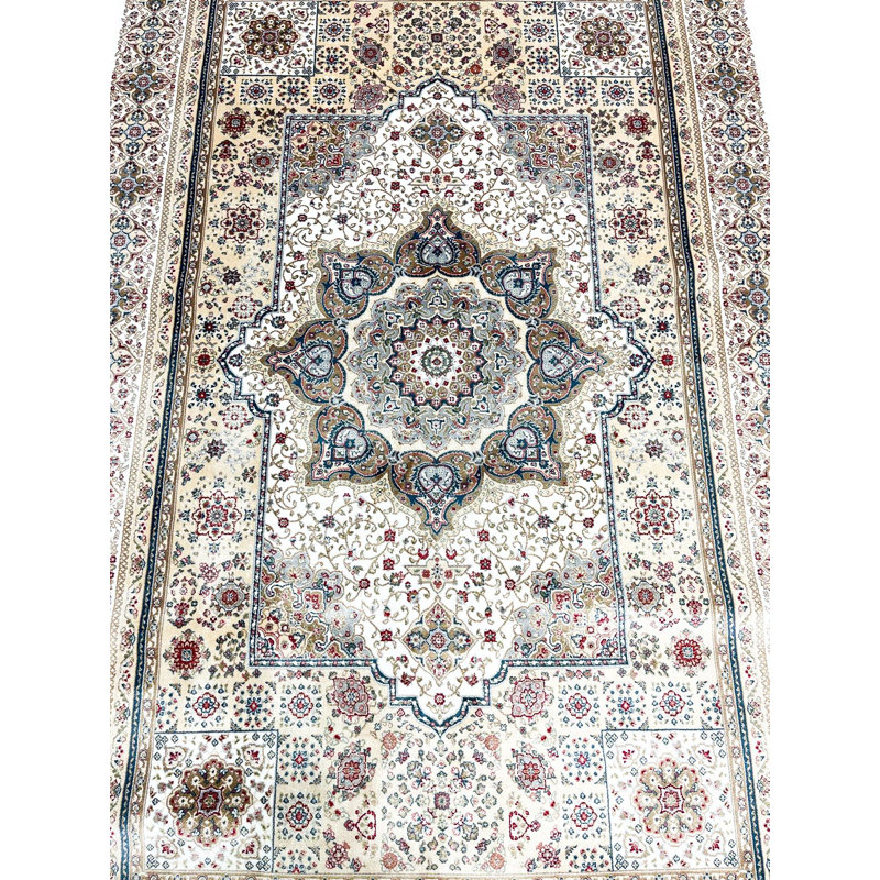 Tapis turc ivoire 3x5 et ivoire