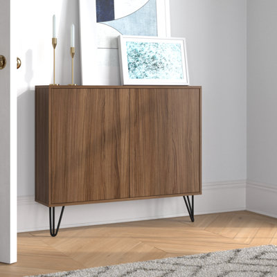 Azerion 2 Door Accent Cabinet with 2 Adjustable Shelves