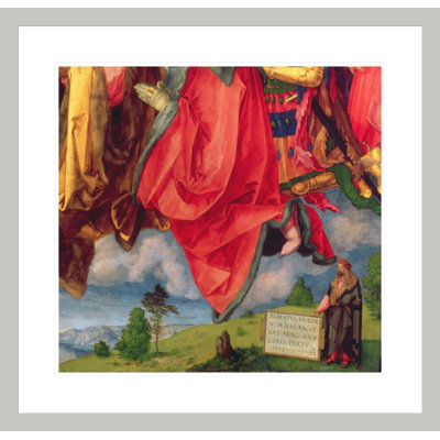 Le retable de la Landauer «All Saints Day» par Albrecht Dürer, impression giclée sur cadre
