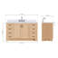 61 IN.  Single Bathroom Vanity-77140974-9347663-9347657