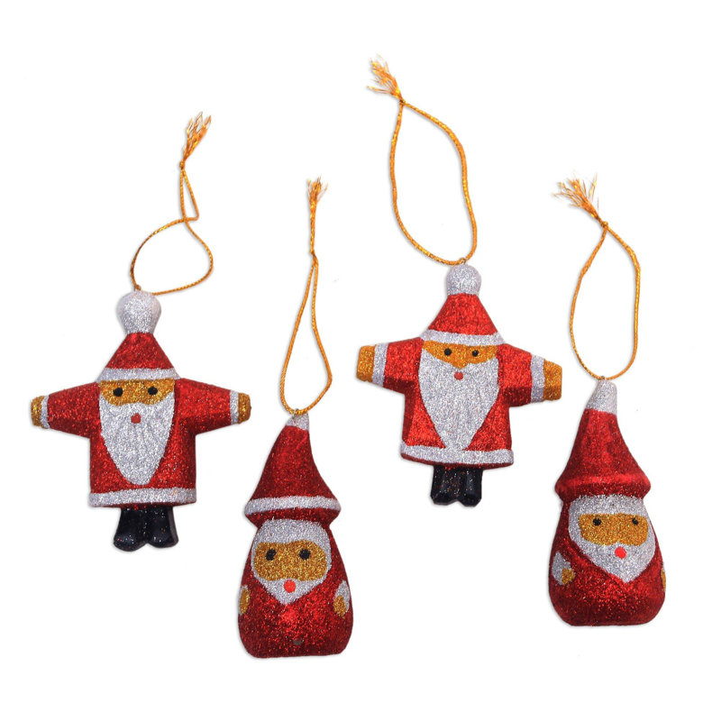 3.9'' Wood Hanging Figurine Ornament