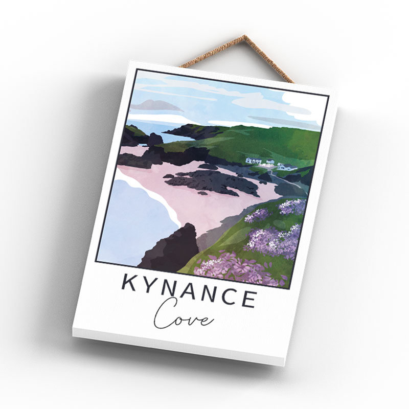 Kynance Cove D - No Frame Print on Wood