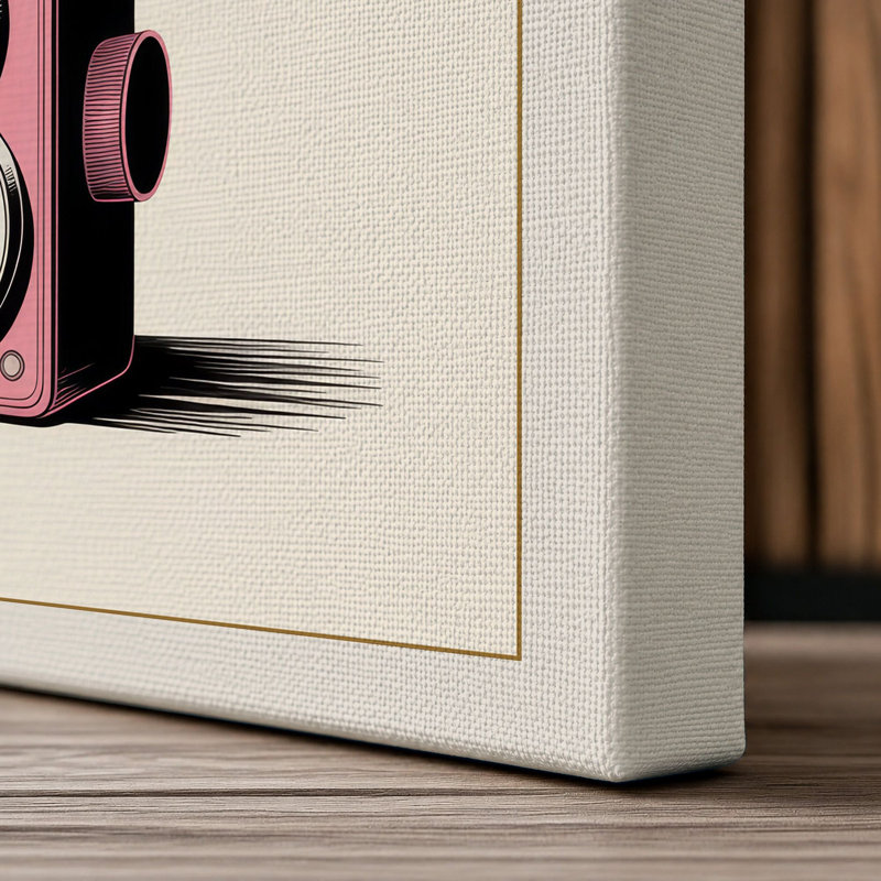 Speaker in Bloom Eclectic - Wrapped Canvas, 24x16 - 61.0 x 40.6 cm, Cream Border