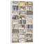 Bibliothèque à 9 niveaux H 74,9 po x l 40,5 po Kirklyn-108206835