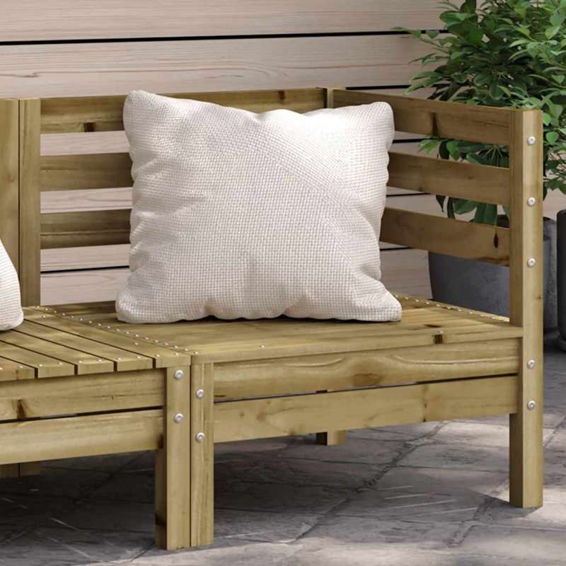 Staveley 63.5cm Wide Wood Patio Sectional, Dark Brown