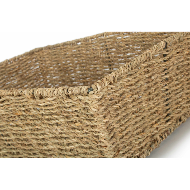 Fallbrook Seagrass Tray Storage Basket