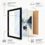 Black Swan in Mist Minimalist 1 Piece Single Picture Frame Wall Art-1105599072-1105599085