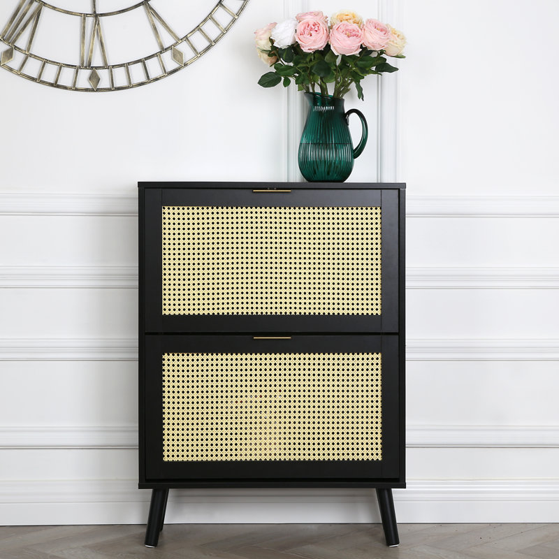 Craven Cane Shoe Cabinet