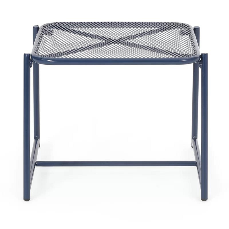 Table d'appoint Kincaid, H 16,25 po x l 19,5 po x P 18 po, Marine