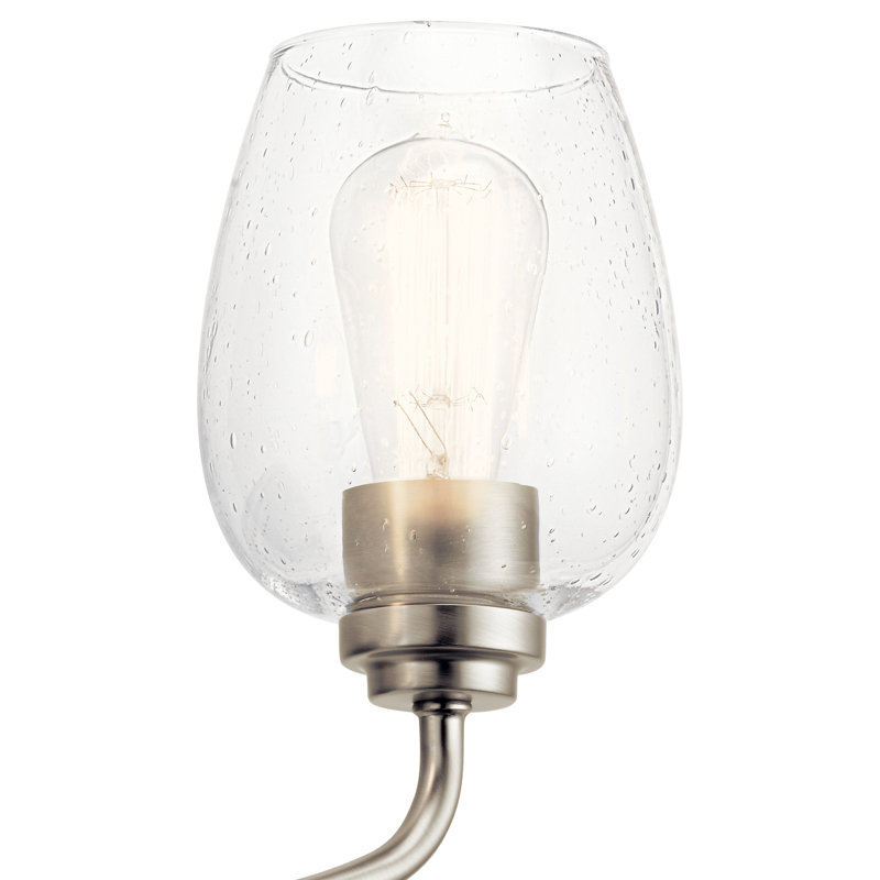 Éclairage pour salle de bain 2 lumières Cobscook, Nickel brossé