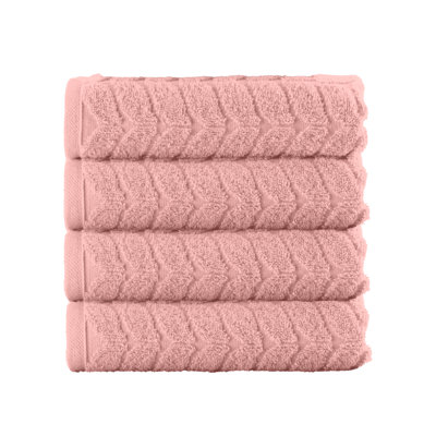 Elegant Comfort 100% Turkish Cotton 4-Piece Towel Set – Ultra Soft, Highly Absorbent, Quick Dry Bathroom Towels